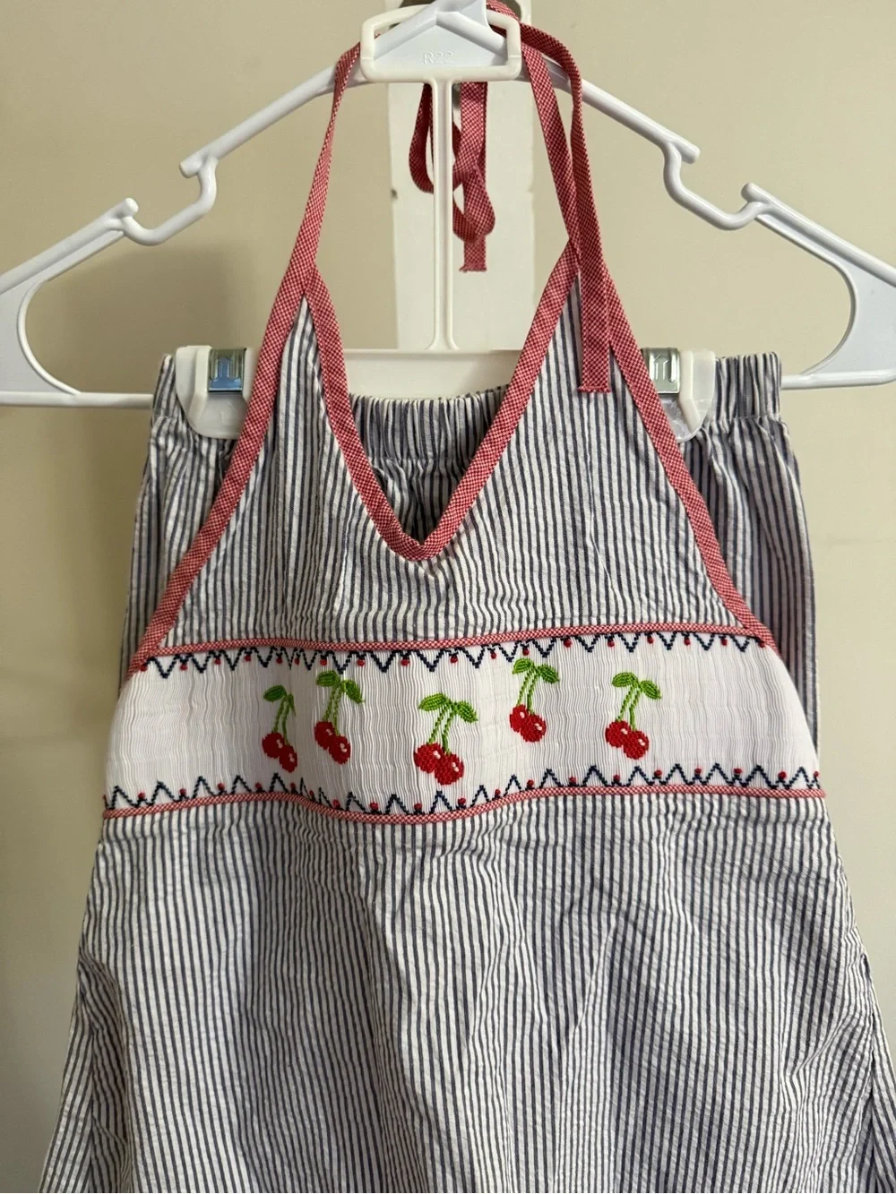 Secret Wishes Smocked Cherry Outfit